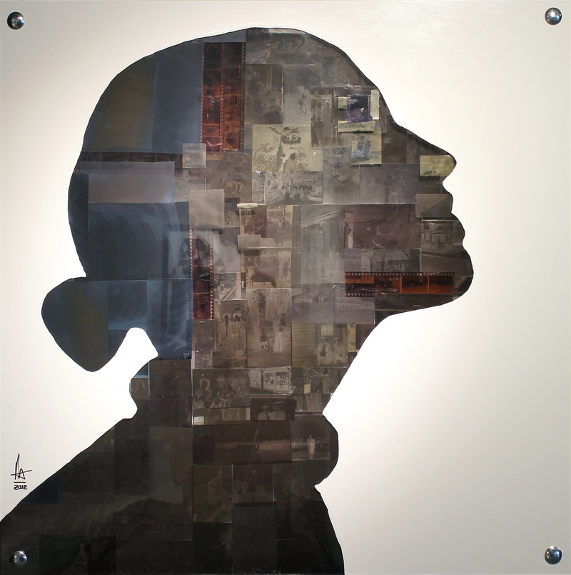 Illustration for article titled Timeless Portraits Created On Obsolete Floppy Disks And Film